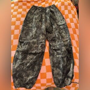 Tie dye cargo pants